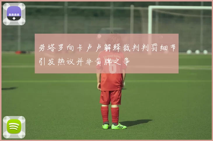 劳塔罗向卡卢卢解释裁判判罚细节引发热议并非黄牌之争