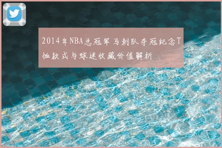 2014年NBA总冠军马刺队夺冠纪念T恤款式与球迷收藏价值解析